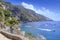 Summertime sescape: Amalfi Coast Costiera Amalfitana.The best beaches in Italy:Positano seaside Campania.