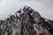 The summit of the beautiful pyramidal peak of Buachaille Etive Mor in the Highlands of Scotland