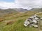 Summit Cairn on The Tongue, Troutbeck Park, Lake District