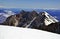 Summit crater on Mount Saint Helens volcano in the Cascade Mountains, Washington State