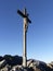 Summit cross of Kofel mountain, Bavaria, Germany