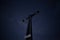 Summit cross at night, Rotwand mountain, Bavaria, Germany