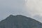 Summit cross rock panorama landscape of the high mountains in south tyrol italy europe