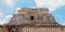 Summit of the Mayan pyramid, in the archaeological area of Uxmal