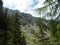 Summit rock panorama landscap of the mountains in italy south tyrol europe