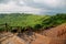 Summit of Seongsan Ilchulbong Tuff Cone in Jeju Island, Korea