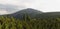 Summit of Snezka mountain in Krkonose