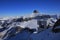 Summit station of a cable car and mount Oldenhorn