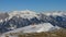 Summit station of a chair lift in the Pizol ski area