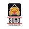 Sumo logo with text space for your slogan / tag line