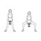 Sumo squat workout outline