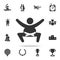 Sumo wrestler icon. Detailed set of athletes and accessories icons. Premium quality graphic design. One of the collection icons fo