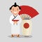 Sumo wrestler japanese icon