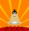 Sumo wrestler, vector