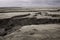 Sump reservoir of froth copper mining tailings dam. Zelazny Most, Rudna, Poland.