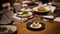 Sumptuous Appetizers and Starters at a Fine Dining Dinner