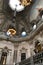 Sumptuous ceiling of the stairway of the Stock Exchange Palace in Porto