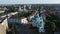 Sumy city Ukraine aerial view.