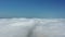 Sun above clouds Timelapse. Tropical scenery. Sunlight at blue sky