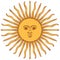 Sun of Argentina flag