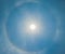 sun be encircled by a halo