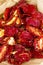 Sun-dried red plum tomatoes
