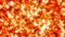 Sun front close up. Abstract background surface of sun. Cloud of orange fire blast
