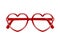 Sun glasses frame in shape of heart