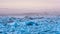 Sun light reflecting on iceberg glacier lagoon, jokulsarlon of I