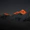 Sun lit Mount Everest,Nepal