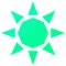 Sun Logo Poly Concept