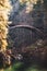 Sun Rays on Bridge Moulton Falls, Washington