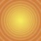 Sun rays. Circle rays. Orange background. Spiral. Summer orange background with circle pattern