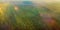 sun rays over aerial farmland agricultural field sunset glow farming illustration