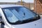 Sun Reflector windscreen. Protection of the car panel from direc