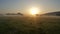 Sun rise Breidden Hills