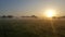 Sun rise Breidden Hills