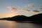 Sun rise at Queen Charlotte Sound