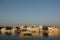 Sun rises on the Ghats of Udaipur