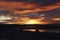 Sun rises and Panga boats are launched in El Golfo De Santa Clara, Sonora, Mexico