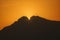 Sun Rising behind the mountains _ morning view of girnar mountains junagadh