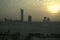 Sun rising in Dubai