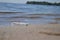 Sun, sea, beach, bright photo, sand, water, young on the sand