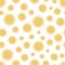Sun seamless pattern Cute sunny yellow summer background Sun symbols wallpaper in vector