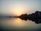 Sun Set at Indus River, Fine art long exposure landscape