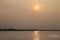 Sun set at Padma river
