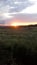 Sun Set on the plains of Mt . kenya. paving way for the evening darkness.