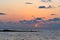 Sun setting above Laccadive Sea