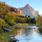 Sun Setting over the Virgin River