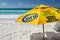 Sun shade on Accra Beach, Barbados